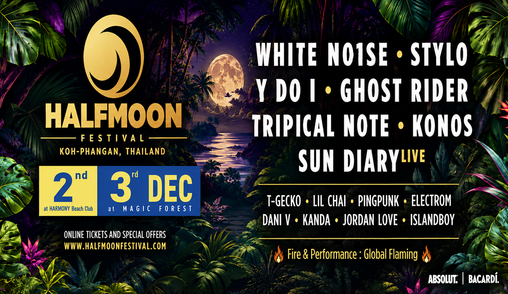 Halfmoon Festival : 2nd & 3rd December 2026